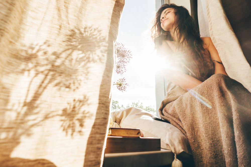 What are the benefits of sun in the morning?